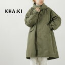 【10%OFFクーポン対象】KHA:KI(カーキ) ニュータイプ-65 コート / レディース アウター ミリタリー フィールドコート ロング 長め 羽織 無地...