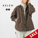 【30%OFF】KELEN(ケレン) DILIY チェックシャツ ジャケット / レディース ライトアウター 長袖 柄 羽織 カジュアル DILIY Check...