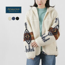 ペンドルトン ボアジャケット メンズ PENDLETON（ペンドルトン） ボアジップフーディー / アウター フードあり 柄 メンズ レディース ユニセックス BOA ZIP HOODIE