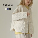 TUMUGU(ツムグ) ちょうちょうキルティングデニム ジャケット / 綿 コットン 麻 リネン キルト ライトアウター