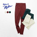 MILLER（ミラー） パネルリブ レギンス ロング 10分丈 スパッツ 綿 コットン 無地 レディース RM224-2045 PRIB LEGGINS