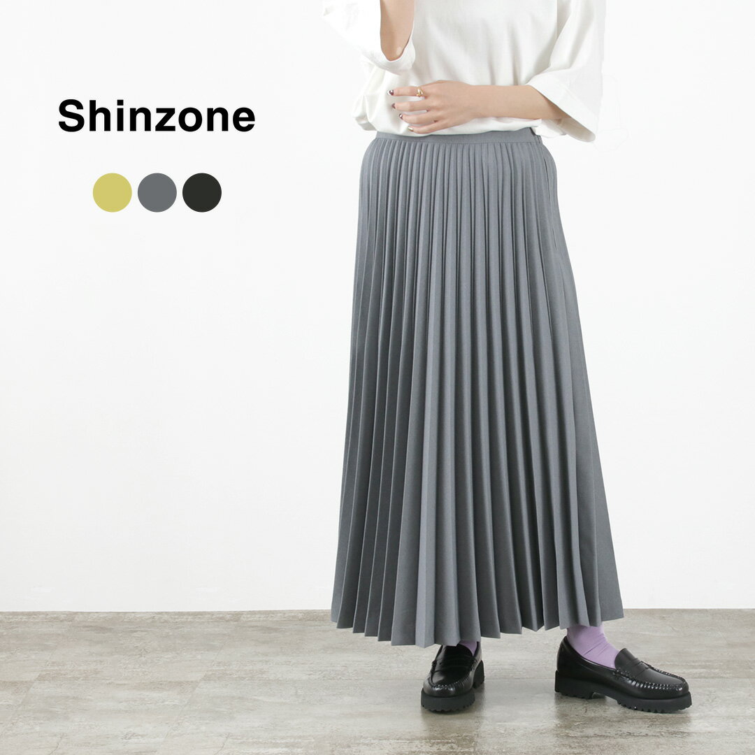 【30％OFFクーポン対象】SHINZONE（シンゾーン） プリーツスカート / レディース ロング 23SMSSK02 PLEATS SKIRT その1