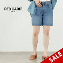 【30%OFF】RED CARD(レッドカード) ニッキー デニムショーツ / レディース ボトムス ジーンズ ショートパンツ 半ズボン 綿 コットン Nick...