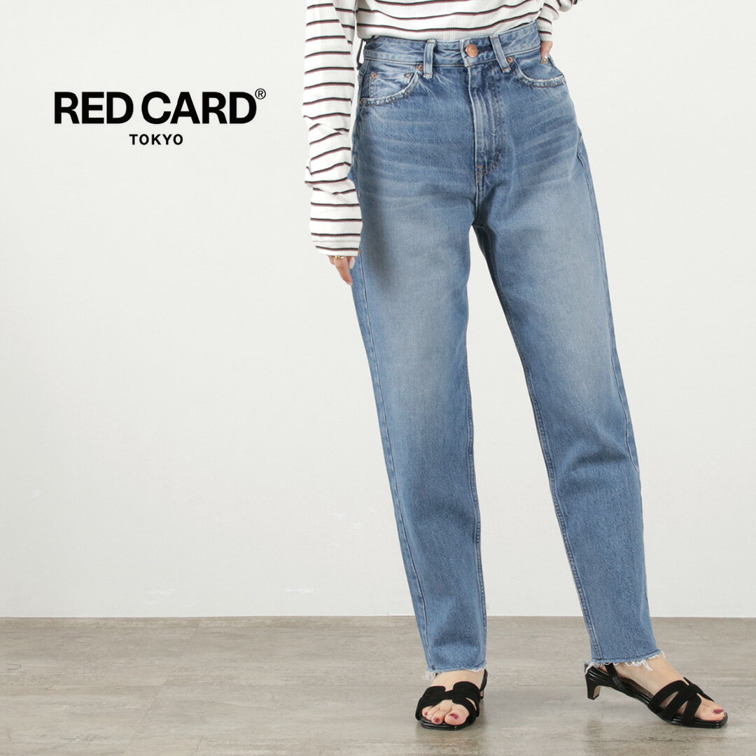 RED CARD（レッドカード） Blues ルーズテーパード ジーンズ / レディース ボトムス パンツ デニム 日本製 Blues Loose Tapered Jeans その1