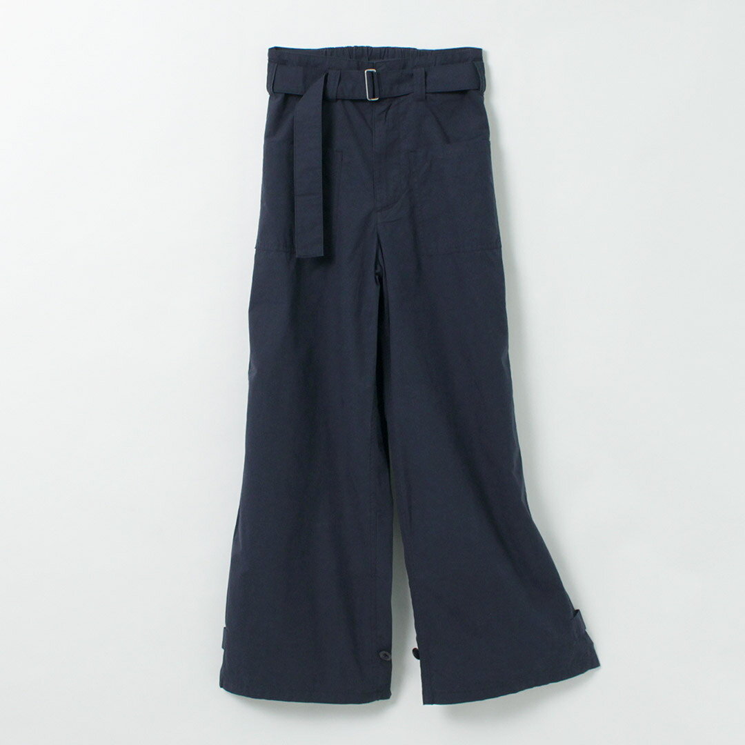 【70％OFF】JOHNBULL（ジョンブル） MIL サイクルパンツ / ボトムス レディース オーバーパンツ ウエストゴム イージー 綿 コットン MIL CYCLE PANTS【セール】 daigochi-10005566 GochI by ROCOCO サンプル画像3