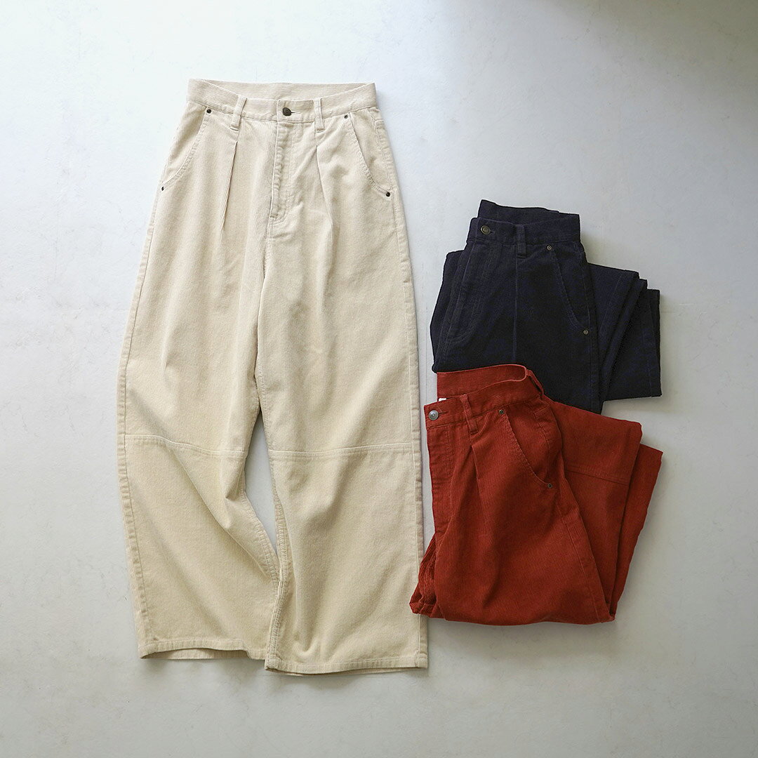 【30％OFF】YENN（イェン） ウォッシュド コーデュロイ パンツ / レディース ボトムス 綿100 コットン 秋冬【セール】 daigochi-10006566 GochI by ROCOCO サンプル画像3