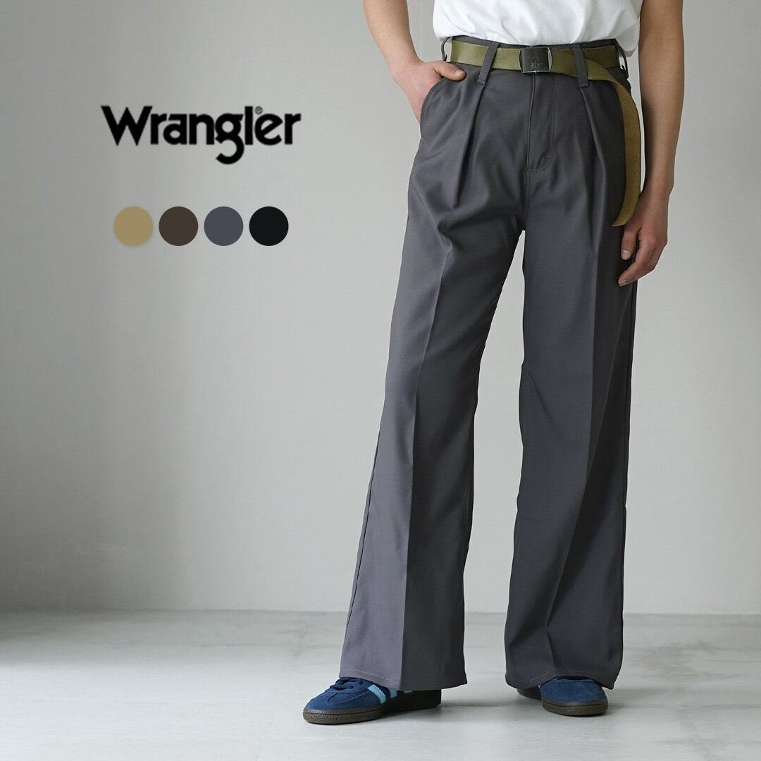 樂天商城 - WRANGLER（ラングラー） ランチャー ワイド ポリエステルツイル パンツ レディース / フレア