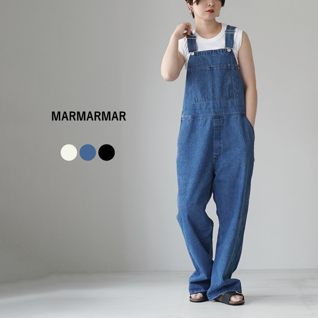 乐天商城 - MARMARMAR（マーマーマー） デニム オーバーオール / レディース サロペット ジーンズ ワイド