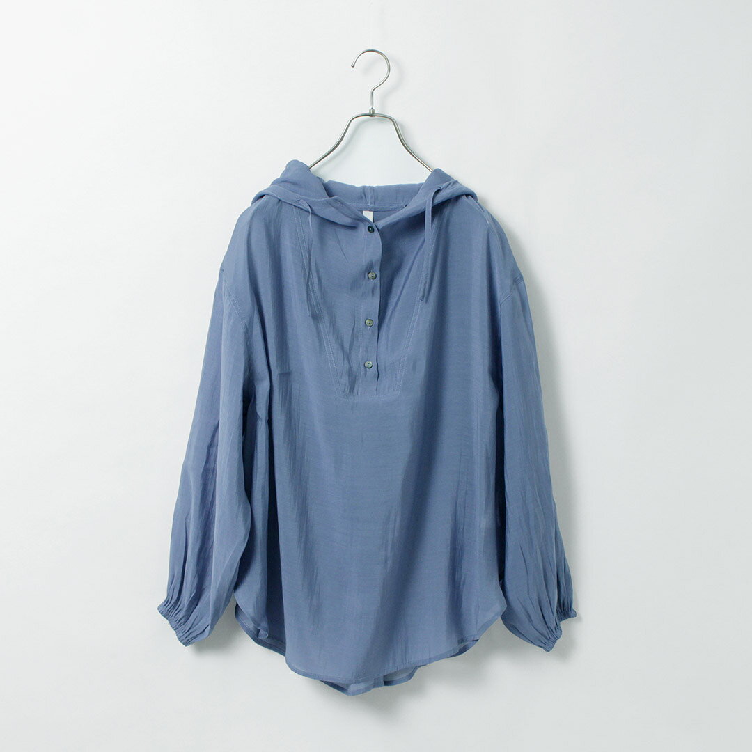【50％OFF】KELEN（ケレン） COO シアー アノラック トップス / レディース ブラウス シャツ プルオーバー 長袖 フード 無地【セール】 daigochi-10006377 GochI by ROCOCO サンプル画像3