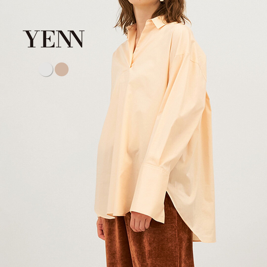 YENN（イェン） スキッパーシャツ / レディース トップス 長袖 無地 SKIPPER SHIR