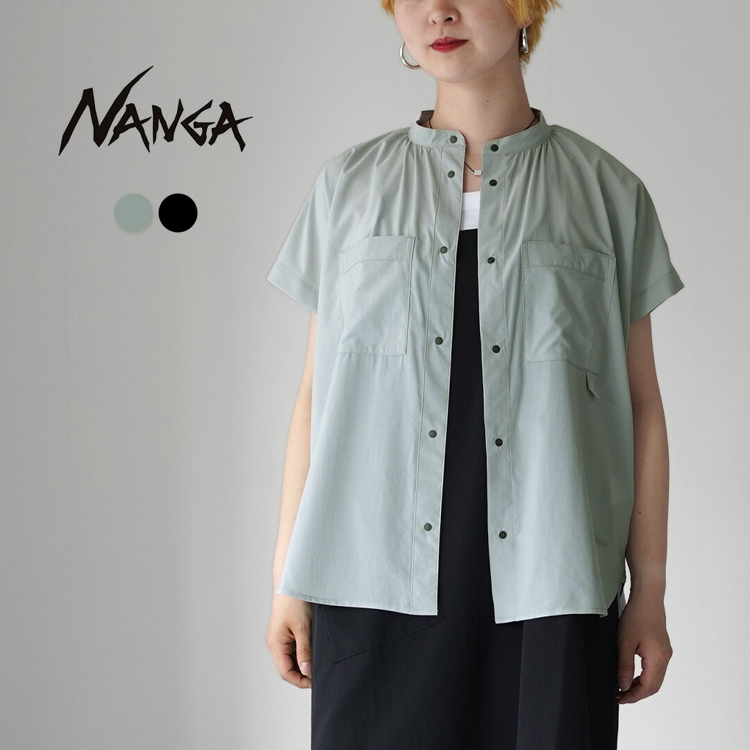 NANGA（ナンガ） エクスカーション ショートスリーブ ブラウス / レディース 半袖 UVカット 吸水速乾 アウトドア レジャー