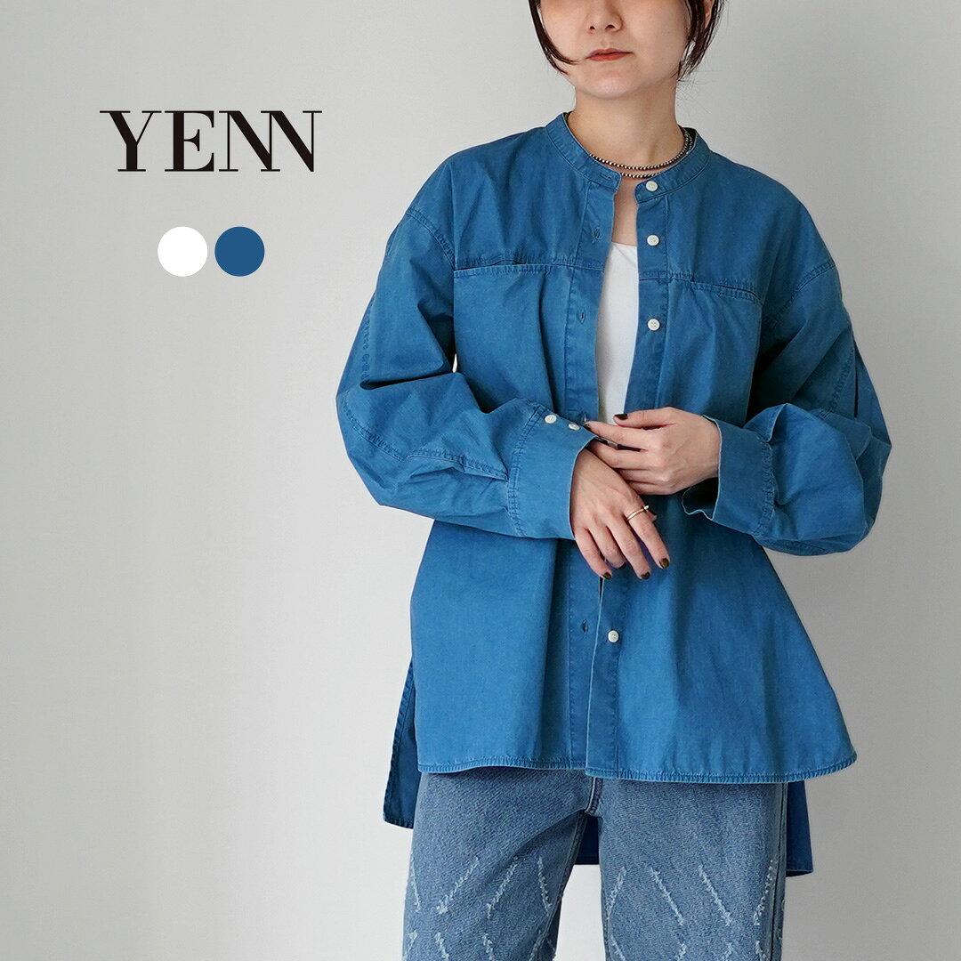 樂天商城 - 【10％OFFクーポン対象】YENN（イェン） ピグメント ウォッシュ シャツ / レディース オーバーシャツ