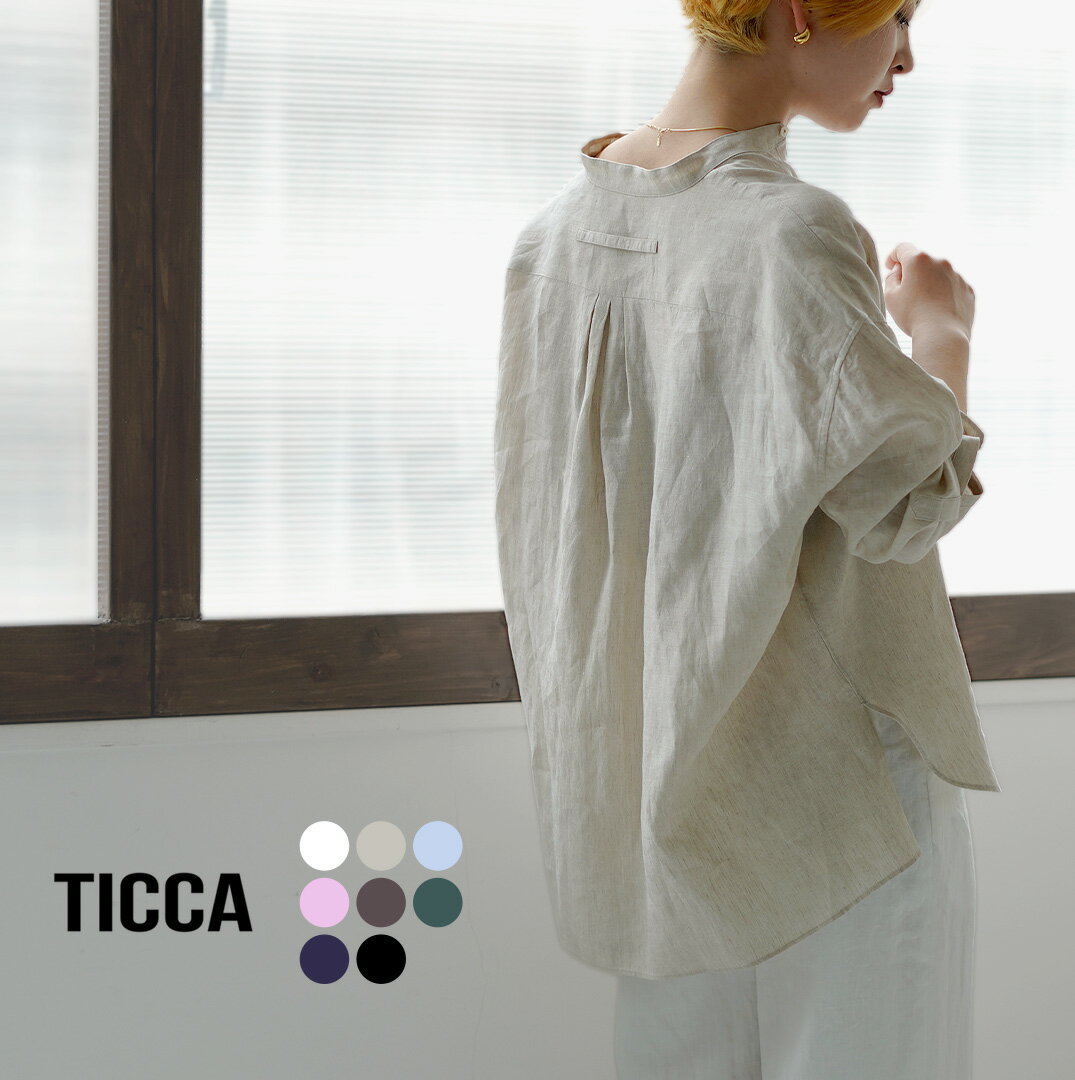 楽天市場】ticca リネン（シャツ・ブラウス｜トップス）：レディース