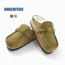 【50％OFF】BIRKENSTOCK（ビルケンシュトック） バックリー シアリング / スエードレザー ファー ベロアレザー ボア レディース 靴 シューズ サンダル 天然皮革 ナローフィット BUCKLEY SHEARLING SUEDE LEATHER/FUR【セール】