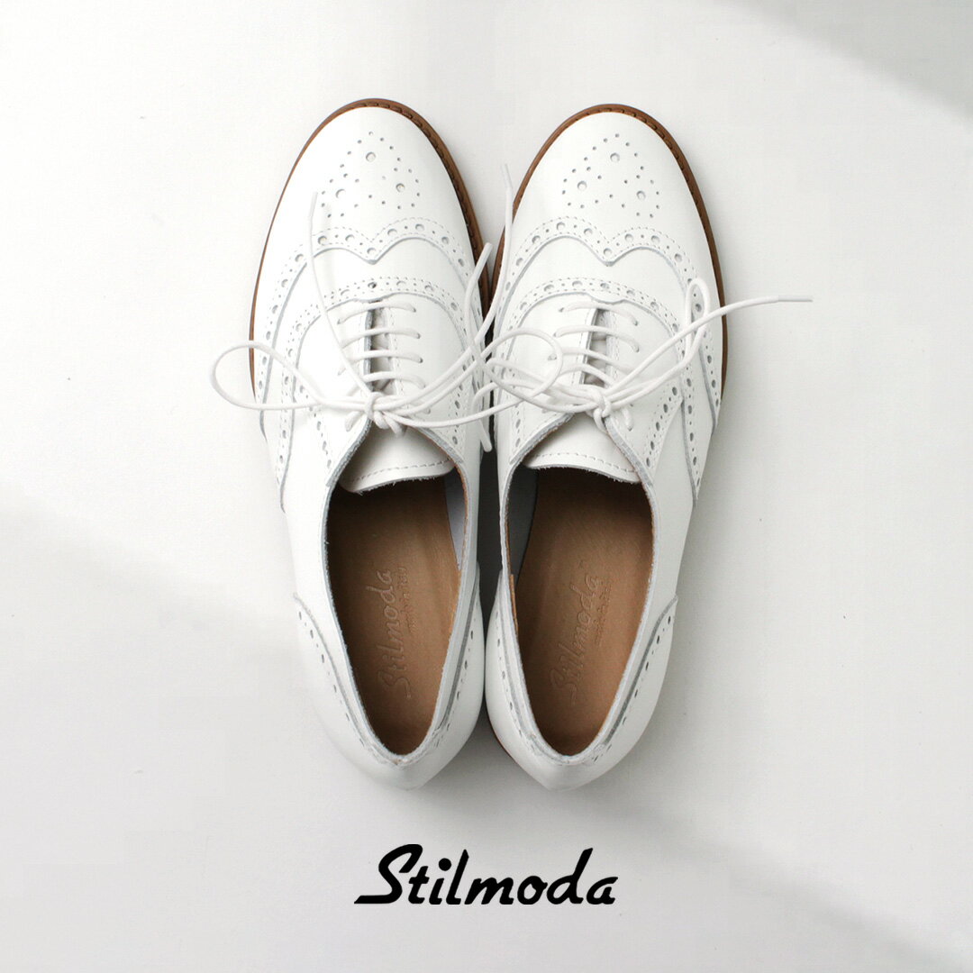 STILMODA（スティルモーダ） ブローグ レザーシューズ / 革靴 ウィングチップ マニッシュ シューズ イタリア製 レディース / sumt