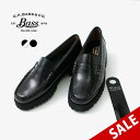 G.H.BASS（ジーエイチバス） WEEJUN 90S ペニーローファー 厚底 / レディース 革靴 レザーシューズ EASY WEEJUNS 90S PENNY LOAFERS