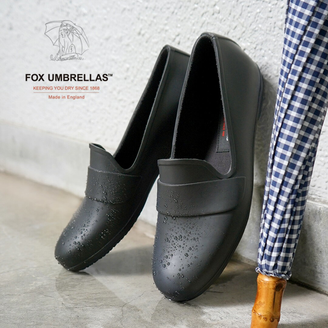 乐天商城 - FOX UMBRELLAS（フォックスアンブレラ） オペラ パンプス 日本製 / レディース 靴 レインシューズ 晴雨兼用 防水