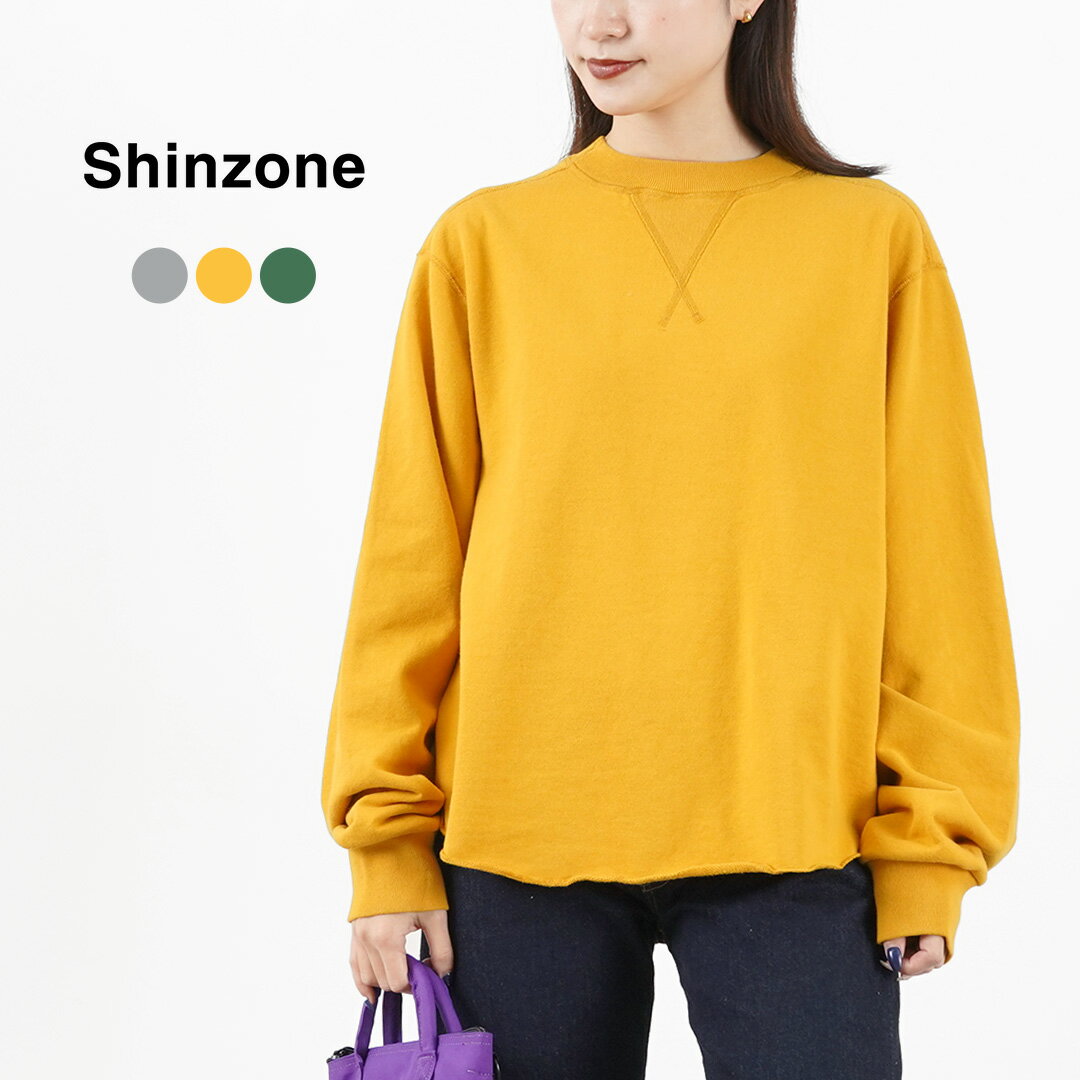 SHINZONE（シンゾーン） ダブルガゼット プルオーバー / レディース トップス スウェット 長袖 日本製 21SMSCU12 W GAZETTE PO その1