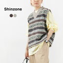 SHINZONE（シンゾーン） フェアアイル ベスト / レディース トップス ニット Vネック ウール 総柄 FAIR ISLE VEST