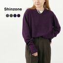 SHINZONE(シンゾーン) ウールカシミア ダディ ニット 23AMSNI03 / レディース トップス 長袖 Vネック WO/CA DADDY KNIT