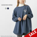 【8%OFFクーポン対象】【30%OFF】GOOD ROCK SPEED(グッドロックスピード) NYC プリント ワイドスウェット / レディース トレーナー...