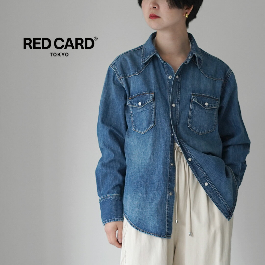 乐天商城 - RED CARD（レッドカード） Noah ウエスタンシャツ ノア / レディース ジャケット デニム 長袖