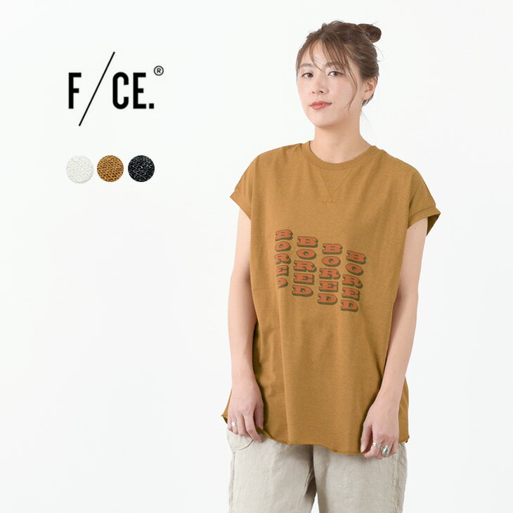 楽天GochI by ROCOCO【期間限定50％OFF】F/CE.（エフシーイー） リサイクルコットン BORED フレンチスリーブ Tシャツ / 半袖 / ロゴ / レディース / カジュアル / リラックス / F2101FCWCU0007R / RECYCLE COTTON BORED T【セール】 / es1