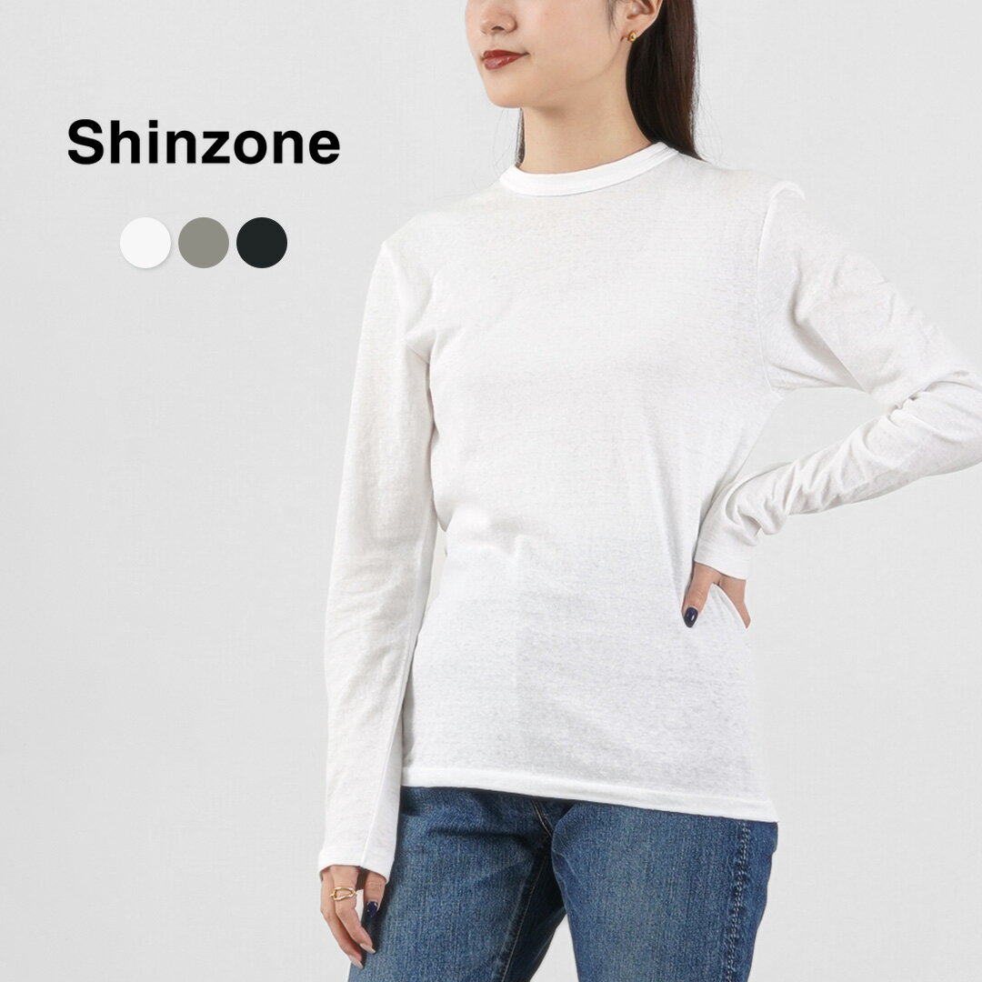 SHINZONE（シンゾーン） ジェネラルロングスリーブ TEE / レディース トップス ロンT カットソー 長袖 無地 日本製 19AMSCU03 GENERAL LONG SLEEVE