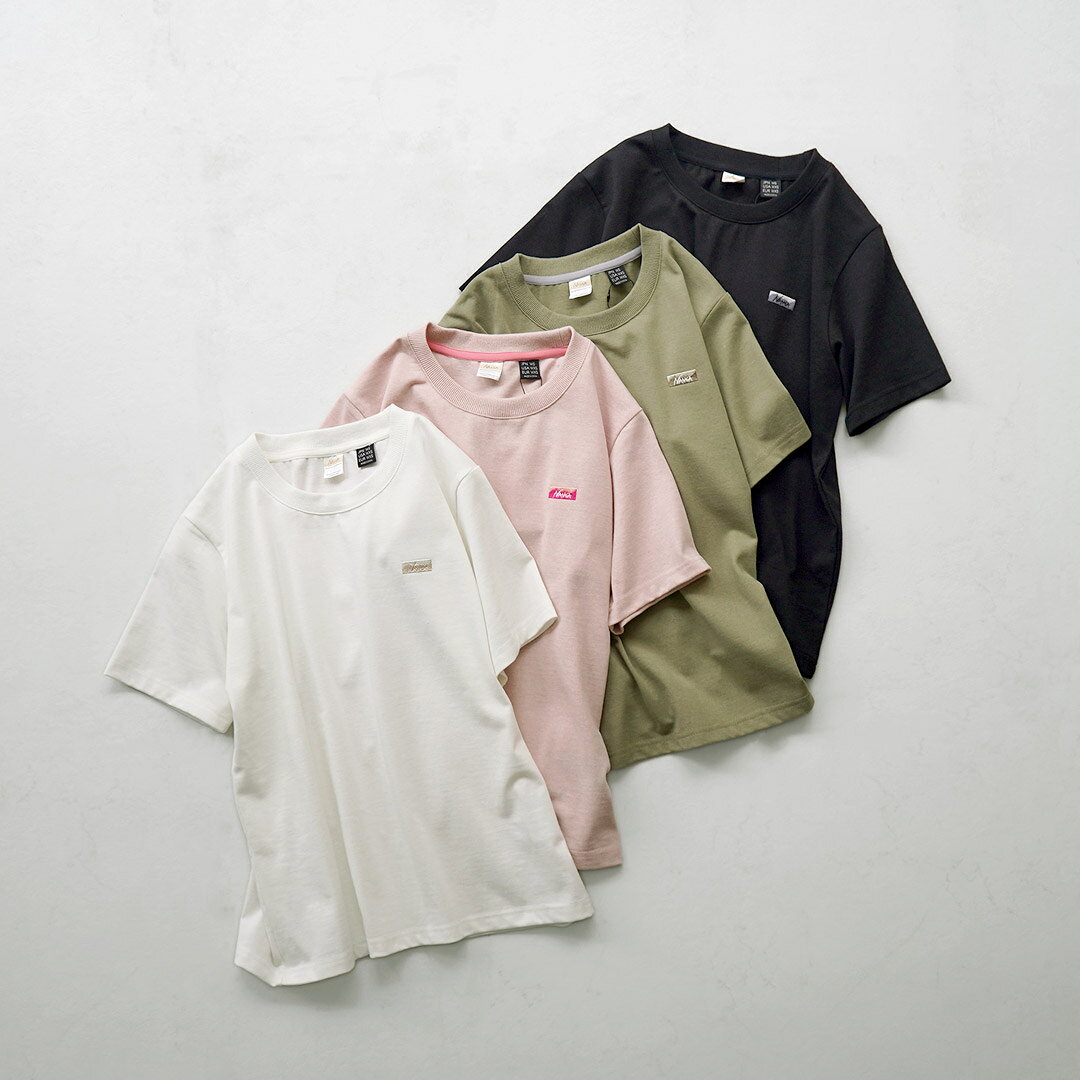 【10％OFFクーポン対象】NANGA（ナンガ） エコハイブリッド ボックスロゴ 刺繍Tシャツ / レディース 半袖 ECO HYBRID BOX LOGO EMBROIDERY TEE W daigochi-10008067 GochI by ROCOCO サンプル画像3