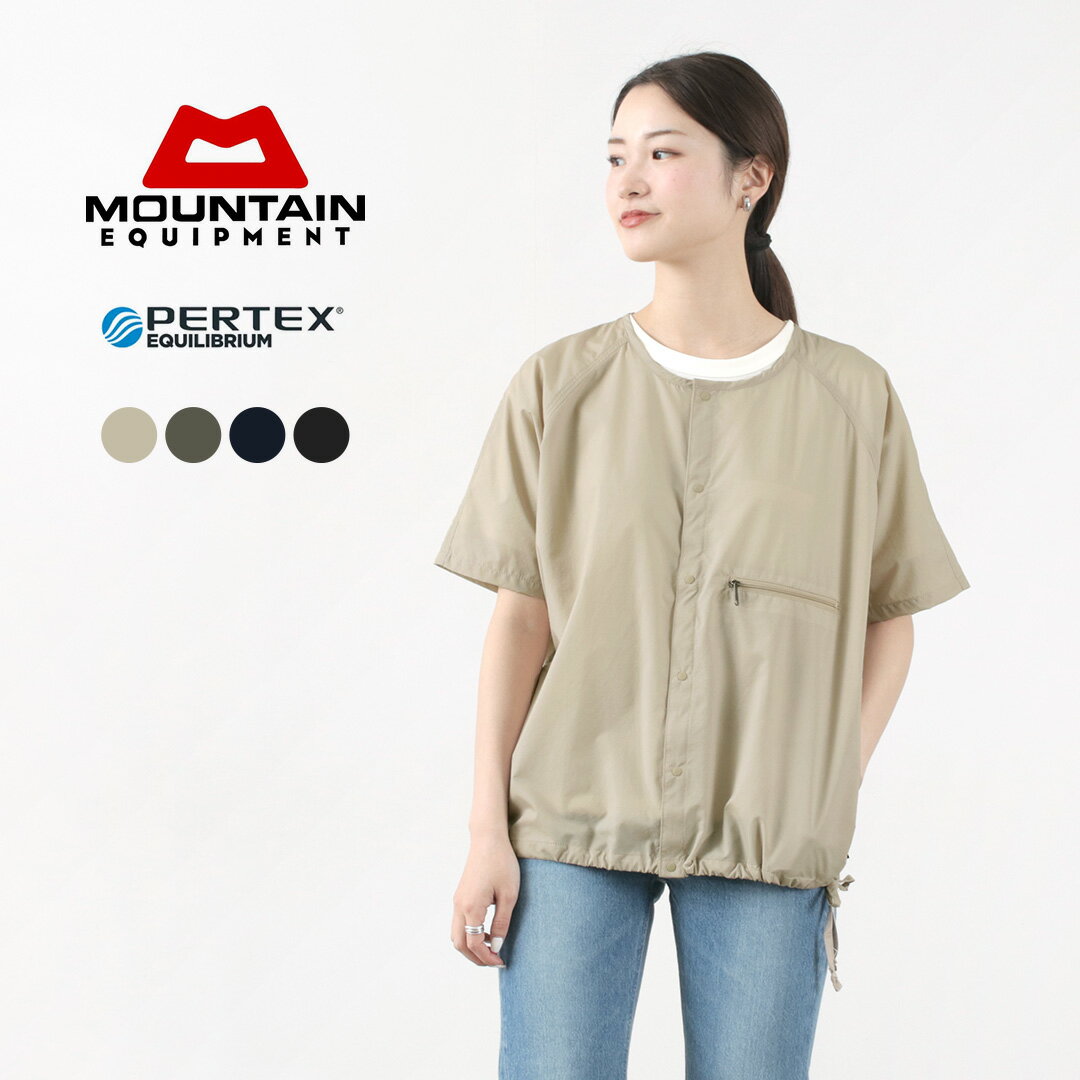 【10％OFFクーポン対象！9月11日01:59まで】MOUNTAIN EQUIPMENT（マウンテンイクイップメント） パーテックス エクリブリウム スナップTシャツ / 半袖 / レディース / 速乾 撥水 / パッカブル / 収納可能 / アウトドア / 425756 / PERTEX EQ SNAP TEE ギフト