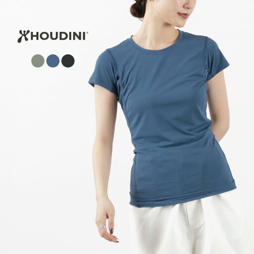 HOUDINI(フーディニ) WS ペースエアー Tee / レディース トップス Tシャツ 半袖 無地 ヨガ フィットネス WS Pace Air Tee HOUDINI(フーディニ) WS ペースエアー Tee / レディース トップス Tシャツ 半袖 無地 ヨガ フィットネス WS Pace Air Tee
