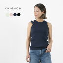 CHIGNON（シニヨン） アシメスリットタンク / レディース トップス タンクトップ ノースリーブ アシンメトリー Asymmetry Slit Tank