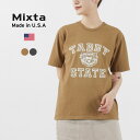 MIXTA（ミクスタ） タビー ステイト Tシャツ / メンズ レディース ユニセックス 半袖 プリント ロゴ 綿 コットン ヴィンテージ風 アメリカ製 TABBY STATE T-SHIRT その1