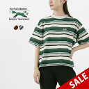 【30%OFF】THE FOX(ザ フォックス) フォックス マルチボーダー Tシャツ / トップス 半袖 ボーダー コットン 綿 メンズ レディース【セール】