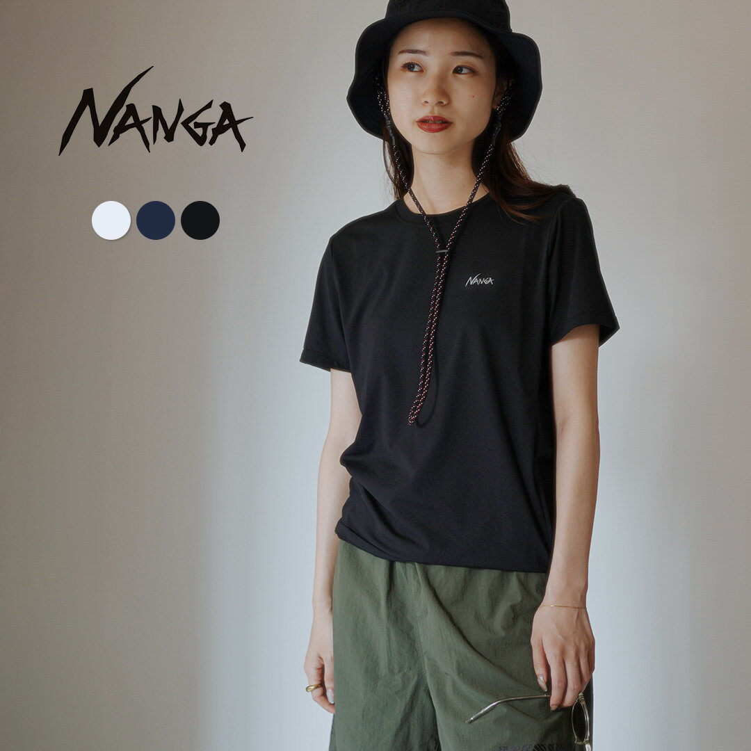 【30％OFF】NANGA（ナンガ） ドライベース レイヤー / Tシャツ 半袖 日本製 ロゴ 速乾 レディース アウ..