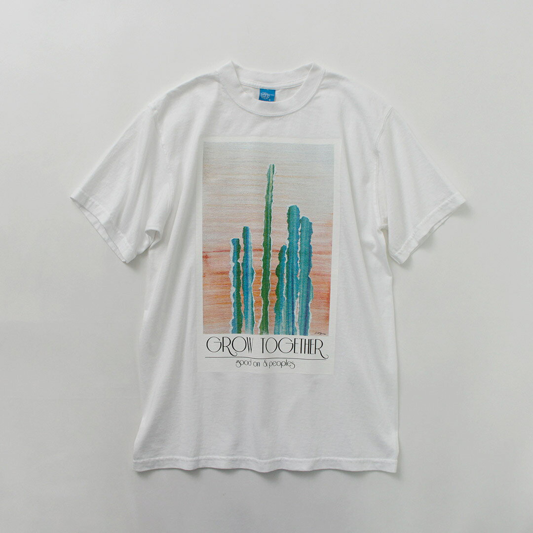 【70％OFF】GOOD ON（グッドオン） LeftyArt×Good On カクタス SS TEE / レディース トップス 半袖 Tシャツ カットソー プリント 綿100 日本製 LeftyArt×Good On CUCTUS SS TEE SHIRTS SS TEE【セール】 daigochi-10006451 GochI by ROCOCO サンプル画像3