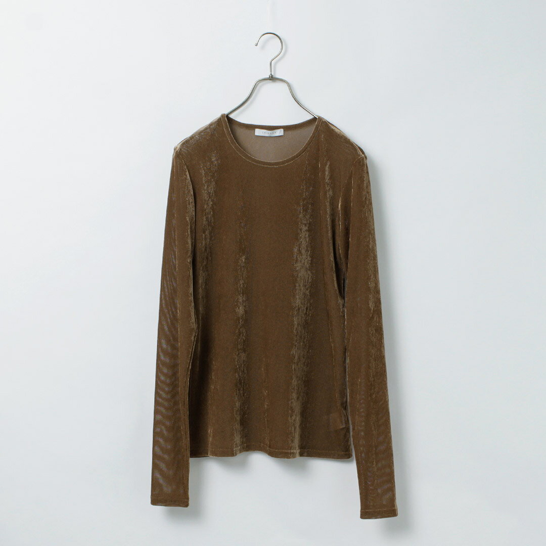 【70％OFF】CHIGNON（シニヨン） ベロアメッシュ プルオーバー / レディース トップス 長袖 カットソー Tシャツ シア? シースルー クルーネック Uネック【セール】 daigochi-10006569 GochI by ROCOCO サンプル画像3