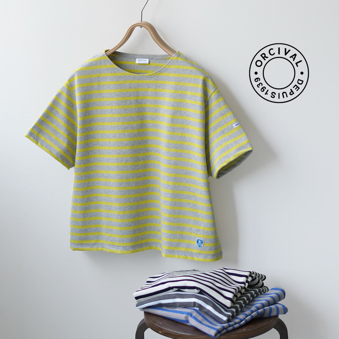 乐天商城 - ORCIVAL（オーシバル） クルーネック ショートスリーブ プルオーバー フランス製 / レディース Tシャツ 半袖
