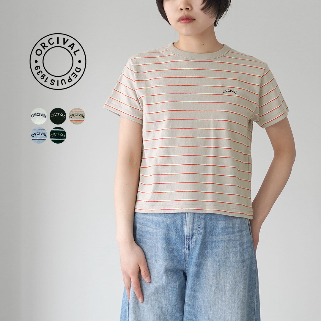 楽天市場】orcival ボーダー（Tシャツ・カットソー｜トップス