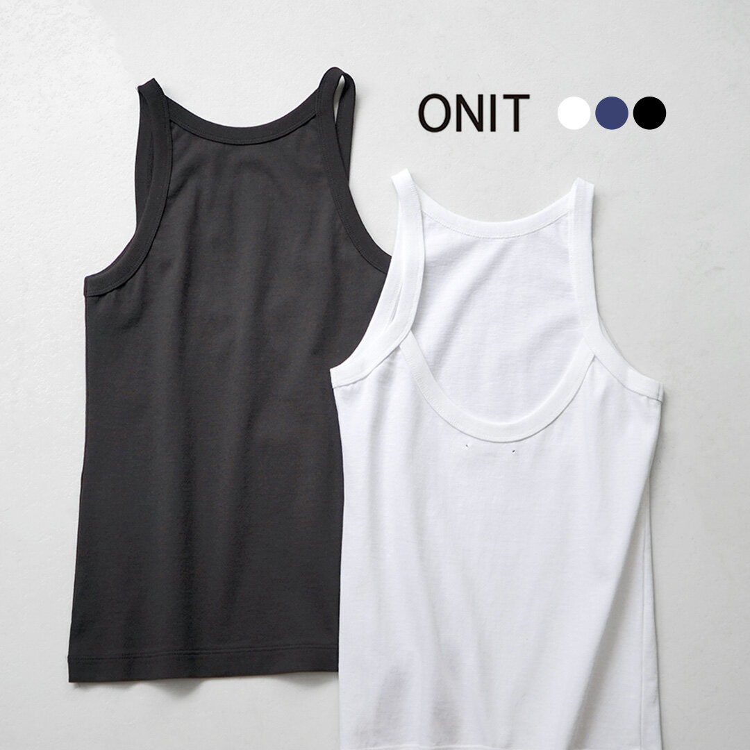 樂天商城 - ONIT（オニット） アメリカン ドライコットン アメスリキャミソール 日本製 / レディース インナー ノースリーブ アメリカンスリーブ
