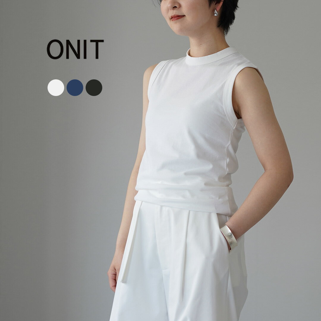 乐天商城 - ONIT（オニット） アメリカン ドライコットン クルータンクトップ 日本製 / レディース Tシャツ ノースリーブ