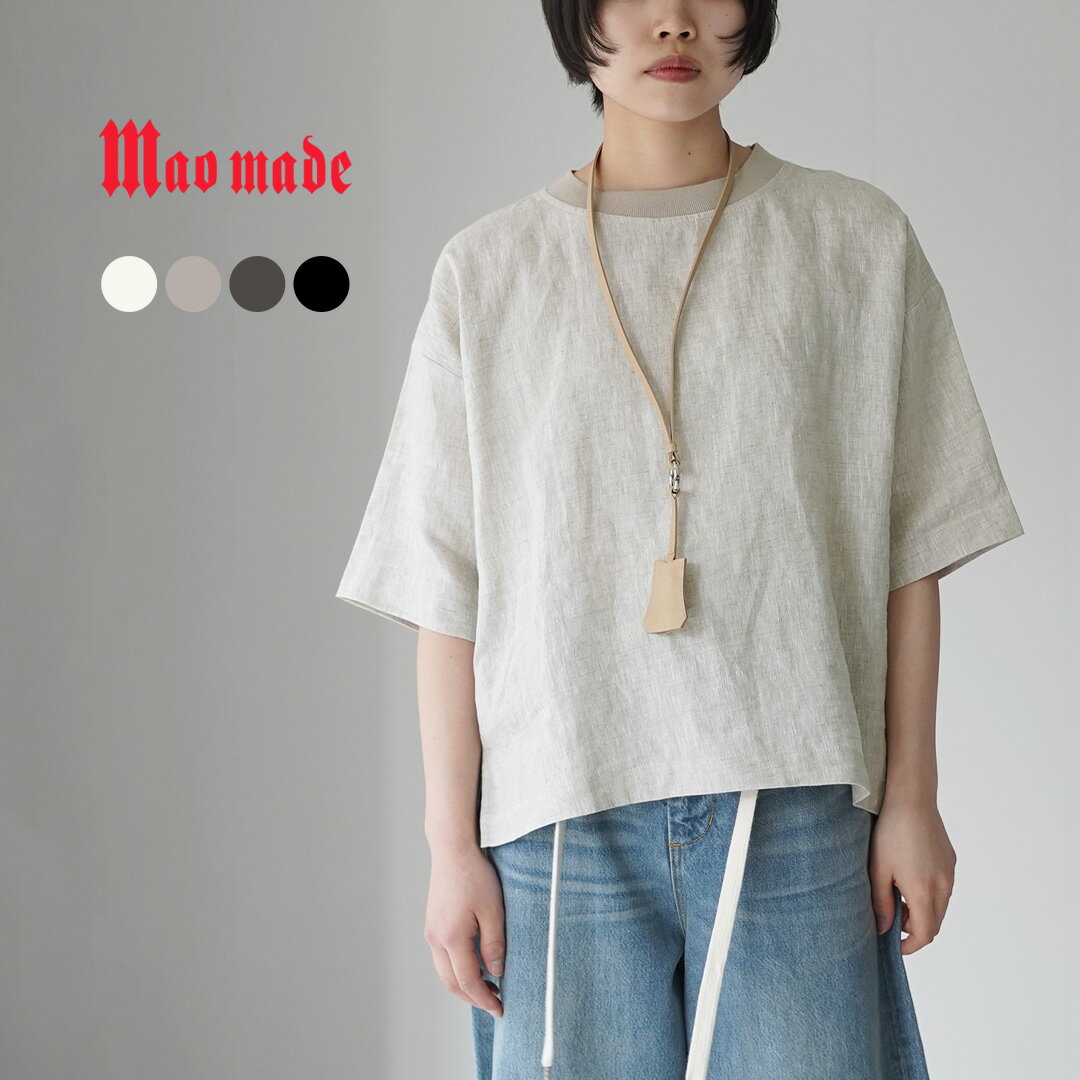 樂天商城 - MAO MADE（マオメイド） リネン Tシャツ / レディース 半袖 mm_lt
