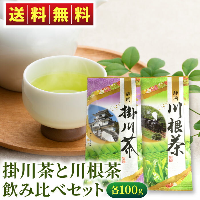 掛川茶と川根茶 各100g 飲み比べセット 緑茶...の商品画像