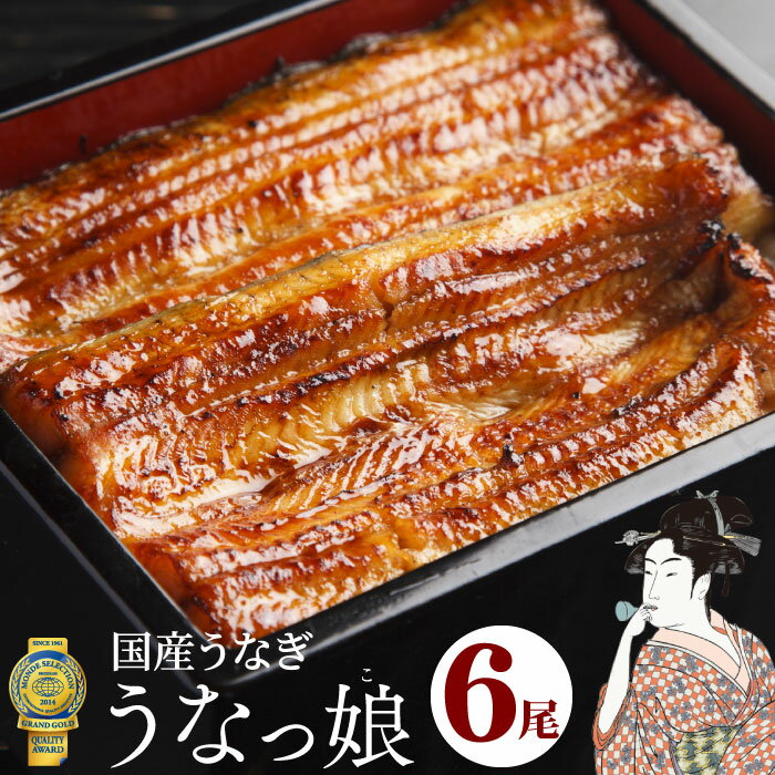 うなっ娘 6尾セット うなぎ 鰻 ウナギ 国産うなぎ 蒲焼き 国内産 うなぎ蒲焼 食べ物 蒲焼鰻 誕生日 高級 ギフト プレゼント 贈り物 贈答用 ご当地グルメ 化粧箱付 ミシュランシェフ監修 モンドセレクション最高金賞 送料無料