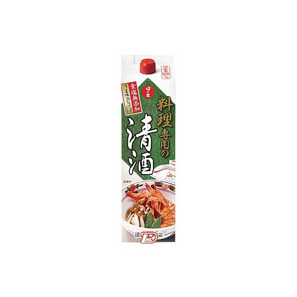 【送料無料1ケース】料理専用の清酒パック　キング酒造　1.8L(1800ml) パック　6本入★北海道、沖縄のみ..