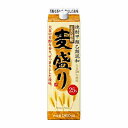 【1ケース】麦盛り 麦 25度 合同酒精 1.8L パック 6本入