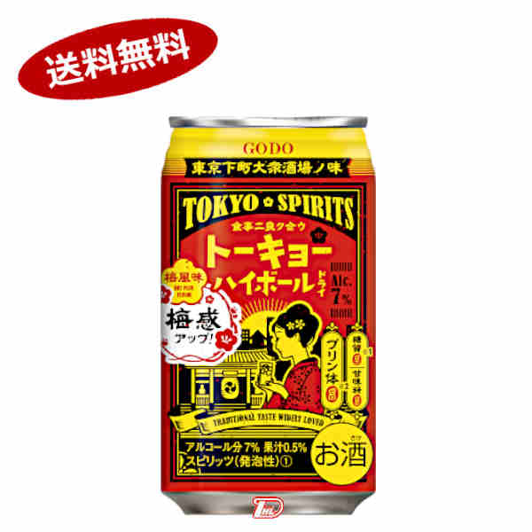 【2ケース】トーキョー ハイボール 梅風味 合同酒精 350ml 缶 24本入×2
