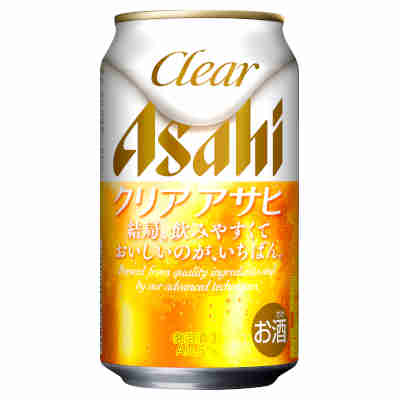 【送料無料3ケース】クリアアサヒ　アサヒビール　350ml缶　24本×3★北海道、沖縄のみ別途送料が必要となります