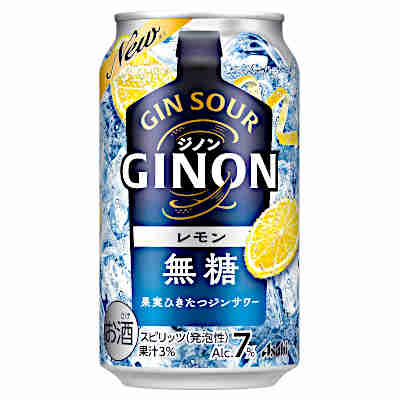 【送料無料1ケース】ジノン　GINON　レモン　無糖　アサヒ　350ml　缶　24本入★北海道、沖縄のみ別途送料が必要となります