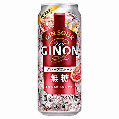 【1ケース】ジノン GINON グレープフルーツ 無糖 アサヒ 500ml 缶 24本 【1ケース】ジノン GINON グレープフルーツ 無糖 アサヒ 500ml 缶 24本